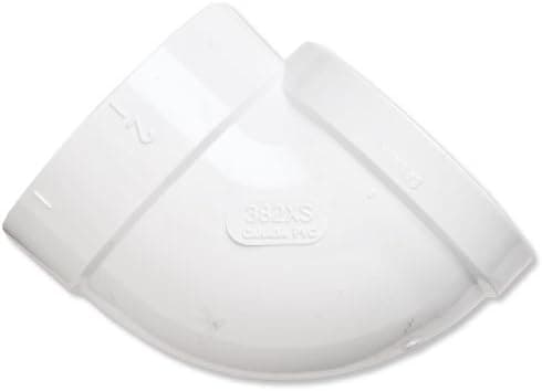 Nutone CF382XS 90 Degree Short Socket Ell for VacPan Central Vacuum