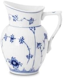 Blue Fluted Plain LG. Creamer