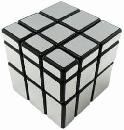 YJ Mirror Cube 3x3 Silver Black