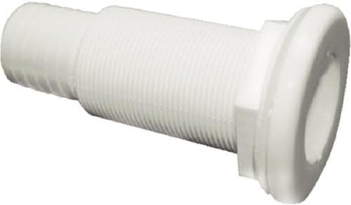 Thru-Hull Straight 1-1/2" XSH WH