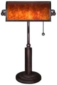 4D Concepts Franklin Mica Bankers Lamp