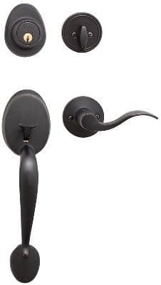 MASTER LOCK - DOOR LOCKS BZ HANDLESET W/WAVE INTERIOR HDLWL0612PKA4