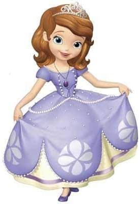 By Broward Balloons Sofia the First Supershape 42 Inch Foil Balloon