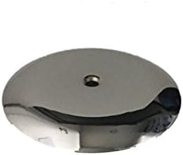 Covertek #4RC 4" Flat Chrome Finish Metal Cleanout Cover