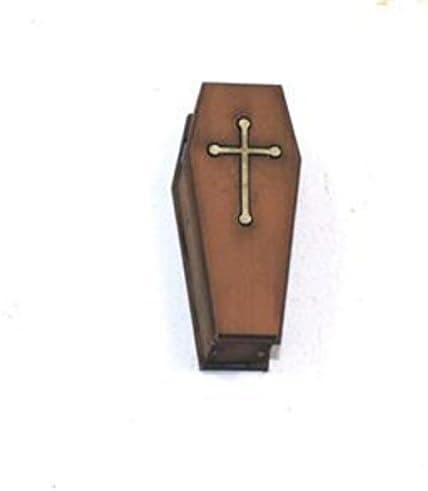 4Ground 28mm Furniture: Light Wood Coffin 1