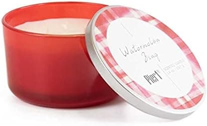 Pier 1 Filled 3-Wick Candle (Watermelon Zing)