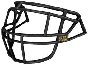 Football Helmet Face Guard Tri-Bar I-Bar Vision Steel Cage Face Mask (3 Colors)