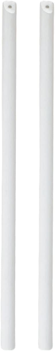 2 Pack 12 Inches Long White PVC Blind Tilt Wand(NO Hook Included)