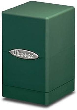 Ultra Pro 1X Green Satin Tower Deck Box MTG Magic The Gathering Pokemon Holds 100 Cards