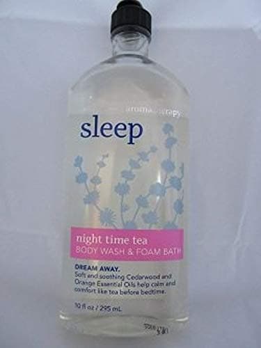 Bath & Body Works Aromatherapy Sleep Night Time Tea Body Wash & Foam Bath