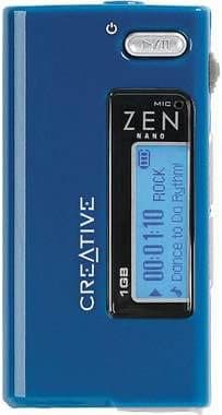 Creative Zen Nano Plus 512 MB MP3 Player Blue