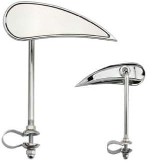 Lowrider Blade Mirror Right Chrome. Bike Mirror, Bicycle Mirror, Beach Cruiser, Chopper, Limo, Stretch Bike, BMX, Track, Fixie, Mountain Bikes