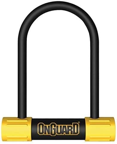OnGuard Bulldog Shackle Lock – Black, 9 x 14 x 4 cm