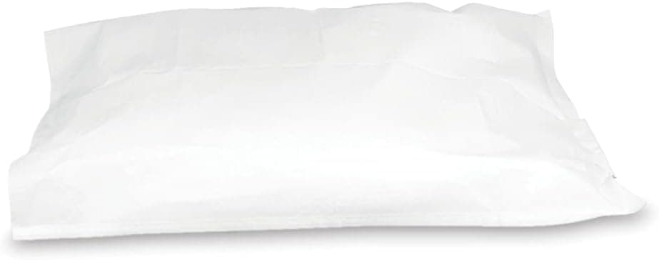 BodyMed® Disposable Pillowcases (Tissue/Poly) – Disposable Pillow Cases – Medical Paper Pillowcases – Case of 100 – 21" x 30" – White