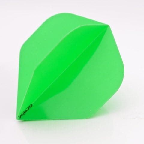 3 x SETS RUTHLESS Darts Flights R4X Fluro Green Standard