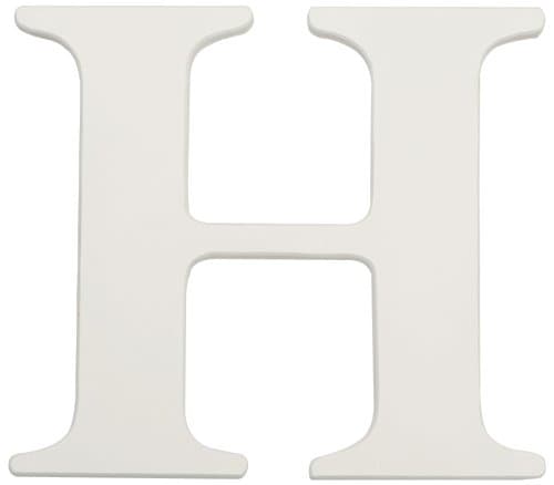 Kids Line White Wooden Letter, H (Discontinued by Manufacturer)