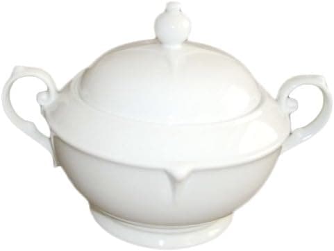 Enchanté Classic Collection Porcelain 3qt Soup Tureen with Lid