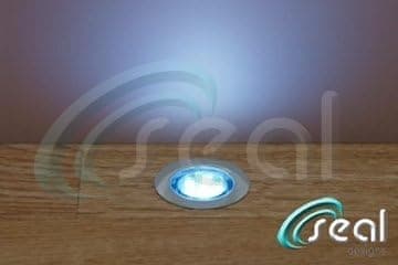 Seal Designs LED Deck Lights - Pack of 10 - White - Includes All Wires and Plug in Transformer - Recessed Wood Decking Yard Garden Patio Stairs Landscape Outdoor Flush Mount 1-3/4"