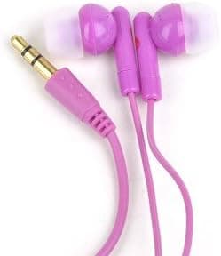 Hype Comfort Plus Earbud Stereo Headphones w/3.5mm Jack (Pink)