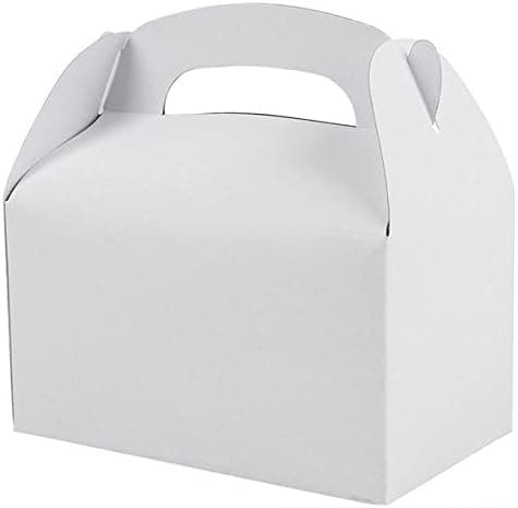 MK Trading White Party Treat Boxes (Pack of 12)