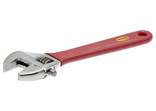 Aven 21190-6G Adjustable Stainless Steel Wrench with PVC Grips, 6"