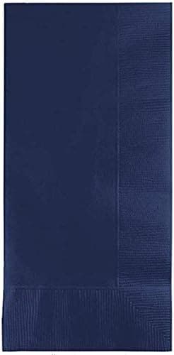 100 Navy Dinner Napkins for Wedding, Party, Bridal or Baby Shower, Disposable Bulk Supply Quality Product (Navy)