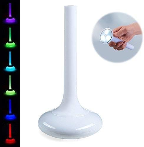 Color Changing Night Light Lamp with Rechargeable Flashlight, Mood Light for All Ages, Kids and Adults