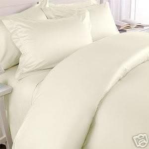 Jessica Sanders 100% Egyptian Cotton 1200 Thread Count 5pc SPLIT KING Sheet Set, IVORY