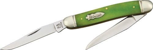 Rough Rider Knives 1172 - Muskrat Lime Green Series - 3 7/8" closed muskrat