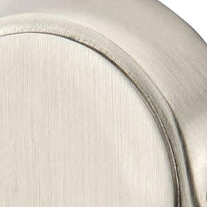 Emtek 2609 Traditional Brass Double Hook with 10 Rosette Options and 9 Finish Options (Brass Wilshire Rosette, Satin Nickel (US15))