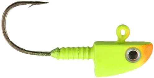 Lunker City LunkerGrip 4/0 HD Pro Fin-S Jig head, 3 per Pack