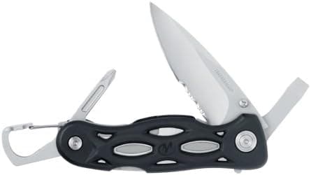 Leatherman 830321 E303 Folding Knife With Partially Serrated Edge and Blade Launcher Opening