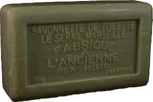 Savon de Marseille (Marseilles Soap) - Clay Soap Bar 150g - Handcrafted Pure Olive Oil French soap