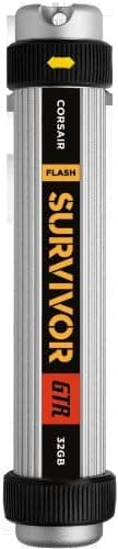 Corsair Survivor GTR High Performance 32 GB USB 2.0 Ruggedized Aluminum Flash Drive CMFSRA32GBGT2