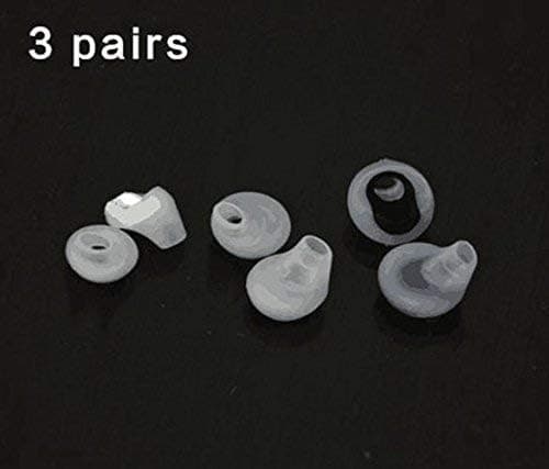 ListenUP Replacement Silicone Earbuds Tips for Bose in-Ear Earphones in 3 Pairs, (Small/Medium/Large)