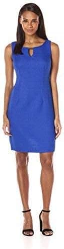 Ronni Nicole Women's Sleevless Keyhole Neck Sheath