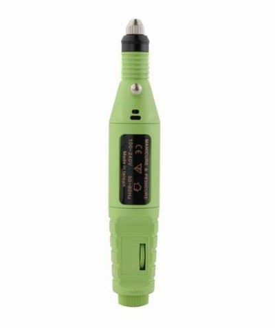 M.S New Pen Shape Electric Nail Drill Art Manicure File Tool - Green