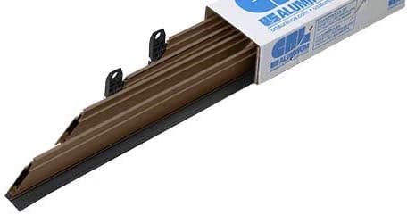 CRL KDEX2048X96BRZ Bronze 48" x 96" Heavy-Duty Extruded K.D. Sliding Screen Door Kit - 2" Frame