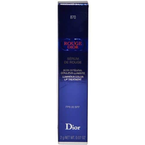 Rouge Dior Luminous Color Lip Treatment No. 870 Ruby Serum Women Treatment by Christian Dior, 0.07 Ounce