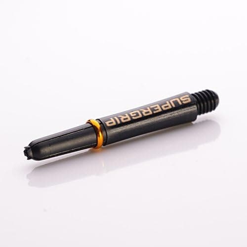 9 x HARROWS SUPERGRIP SHORT BLACK DARTS STEMS / SHAFTS (3 sets) by PerfectDarts
