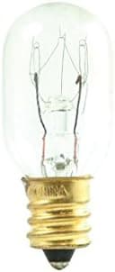 Bulbrite 706015-15T7F - 15 Watt T7 Frosted Torpedo Light Bulb, Candelabra Base