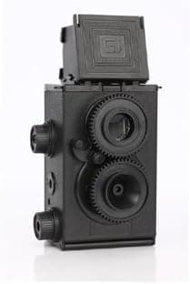 niceEshop(TM) 35mm Film Twin Lens Reflex TLR Holga Recesky Lomo Camera DIY Kit (Black)