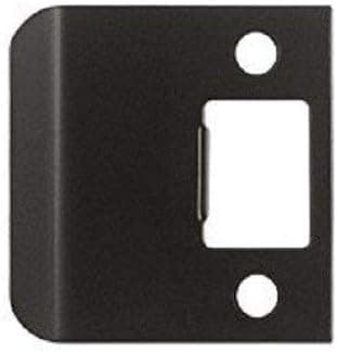 Extended Full Lip Strike Plate US10B Oil Rubbed Bronze Door Lock Striker (2-1/4 Inch Overall)