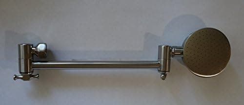 Aussie Rain Shower Head with 9" Extension - Brushed Nickel