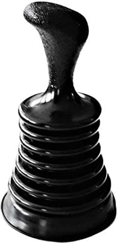 SteadMax Mini Plunger for Kitchen and Bath Sink, Small Hand Plunger, Compact and Ergonomic Handle, Strong Suction Easy and Fast Unclog Drain in Tubs, Showers, Sinks, 7 inch High (1 Pack)