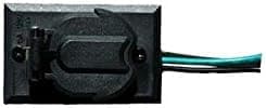 Acclaim 338BK Convenience Electrical Outlet Accessory for Lamp Post, Matte Black