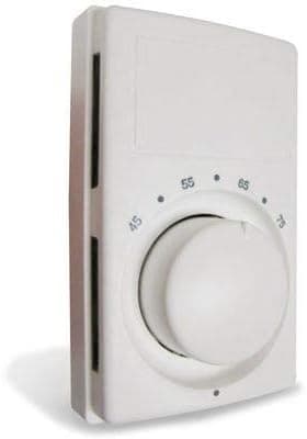 Cadet M601a Bimetal Wall Mount Single Pole Thermostat 22a -Almond