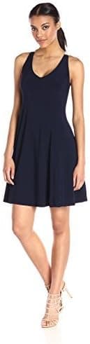 Gabby Skye Women's Solid Sleeveless Dress