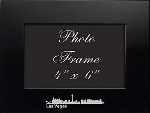4 x 6 Metal Picture Frame - Las Vegas City Skyline