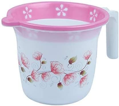 Designer Homely Used Bathing Handy Mug,Certified Bath Water Mug,Capacity 1.5Litre (1)
